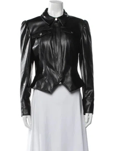 Pre-owned Simkhai Biker Jacket In Black