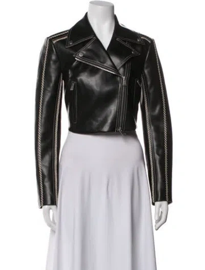 Pre-owned Simkhai Biker Jacket In Black