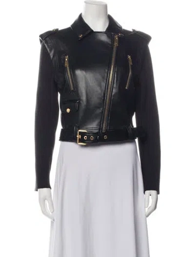 Pre-owned Simkhai Biker Jacket In Black