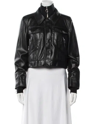 Pre-owned Simkhai Biker Jacket In Black