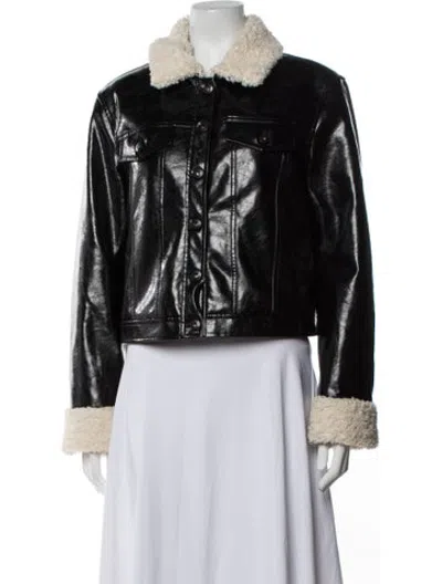 Pre-owned Simkhai Biker Jacket In Black