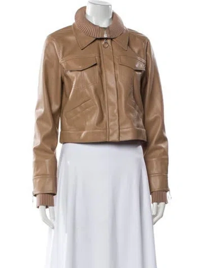 Pre-owned Simkhai Biker Jacket In Neutral