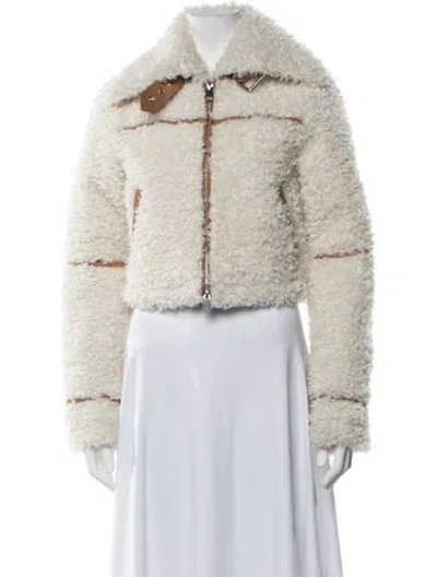 Pre-owned Simkhai Biker Jacket In Neutrals