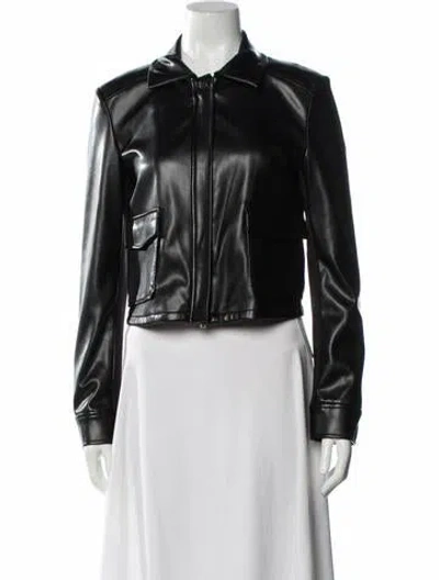 Pre-owned Simkhai Biker Jacket W/ Tags In Black