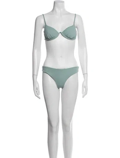 Pre-owned Simkhai Bikini W/ Tags In Blue