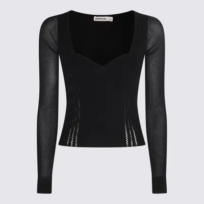 Simkhai Black Top In Multicolor