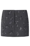 Simkhai Blaire Mini Skirt In Gray