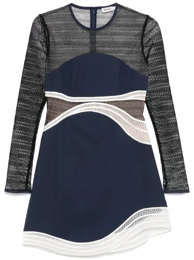 Simkhai Blaise Mini Dress In 蓝色
