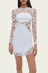 Simkhai Blaise Mini Dress In Ivory