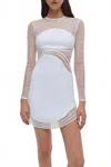 Simkhai Blaise Mini Dress In Ivory In White