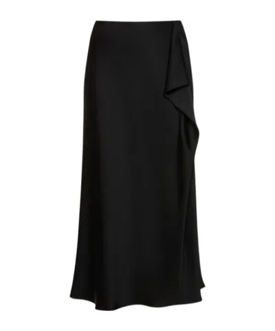 Simkhai Blane Pleated Detail Skirt In Black