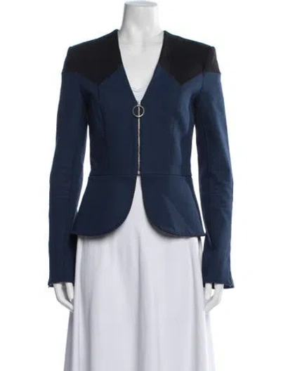 Pre-owned Simkhai Blazer In Blue