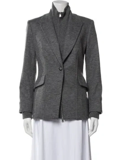 Pre-owned Simkhai Blazer In Gray