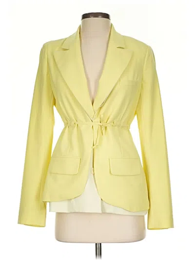Pre-owned Simkhai Blazer Jacket In Yellow