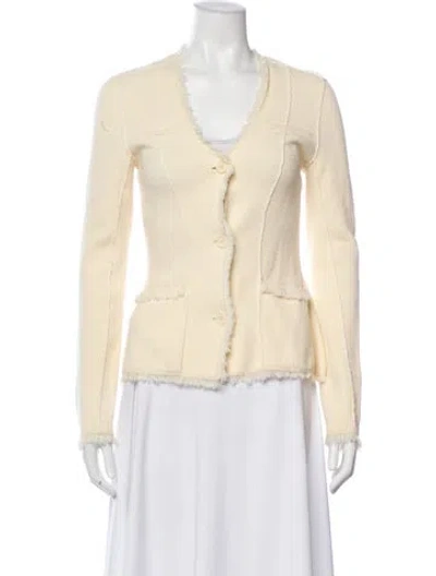 Pre-owned Simkhai Blazer In Yellow