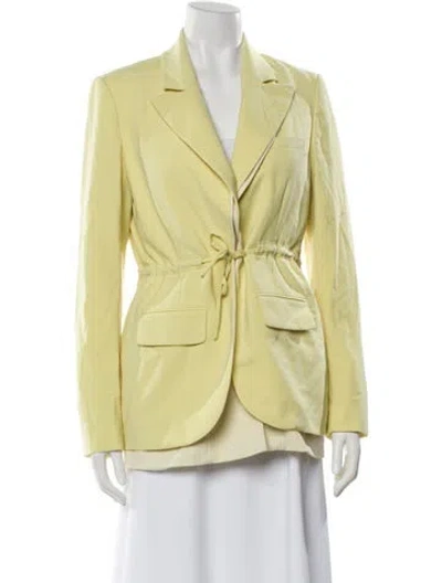 Pre-owned Simkhai Blazer In Yellow