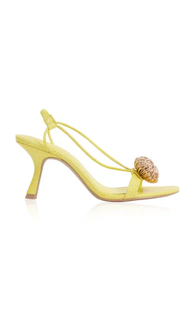 Simkhai Bloom Heel In Yellow