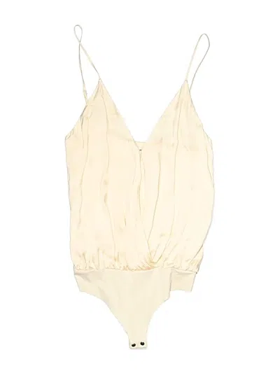 Pre-owned Simkhai Bodysuit In Ivory
