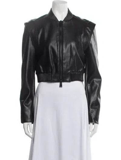 Pre-owned Simkhai Bomber Jacket In Black