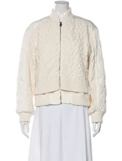 Pre-owned Simkhai Bomber Jacket In Neutral