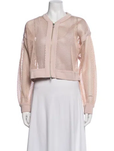 Pre-owned Simkhai Bomber Jacket In Pink