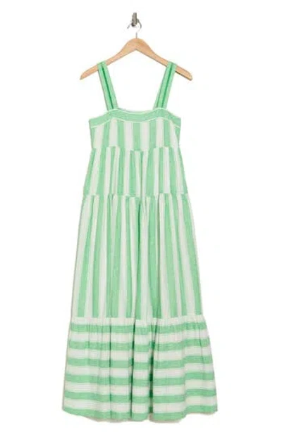 Simkhai Bora Stripe Maxi Dress In Parakeet Stripe
