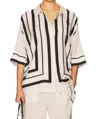 Simkhai Bowman Oversized Button Down Shirt In White