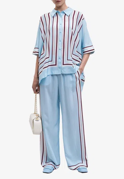 Simkhai Bowman Oversized Shirt In Multi