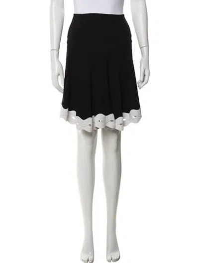 Pre-owned Simkhai Braided Accents Mini Skirt In Black
