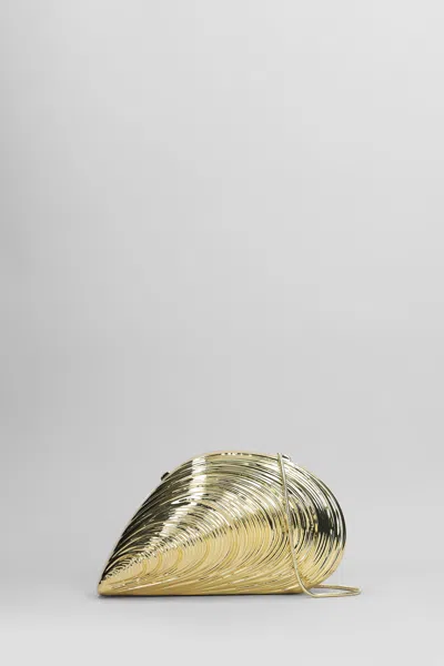 Simkhai Bridget Clutch In Gold Brass