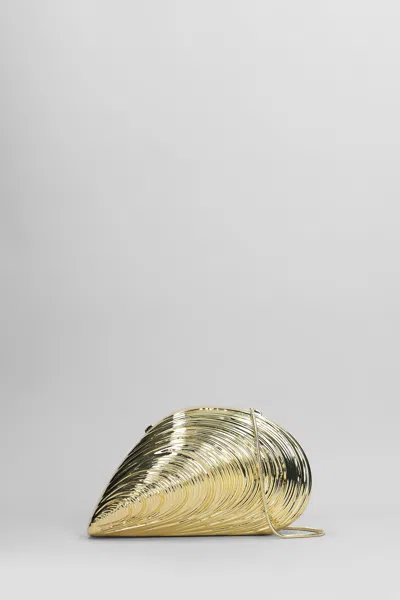 Simkhai Bridget Clutch In Gold Brass