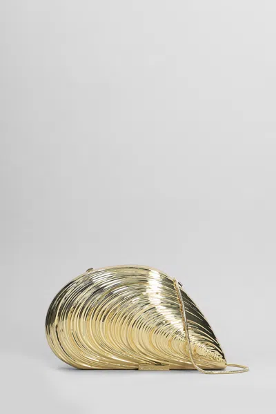 Simkhai Bridget Metal Oyster Shell Clutch In Non Definito