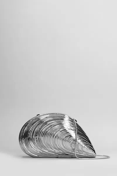 Simkhai Bridget Clutch In Silver Brass In Non Definito
