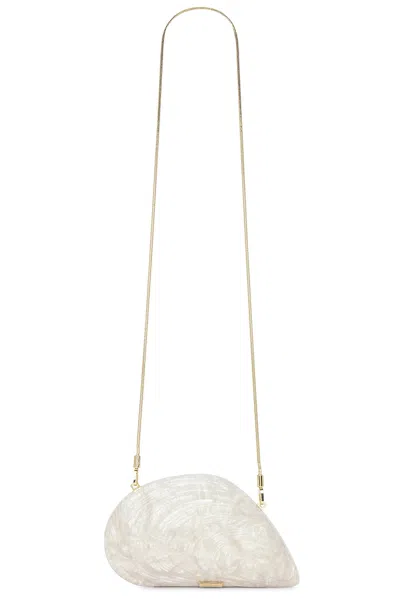 Simkhai Bridget Pearl Oyster Clutch In Ivory