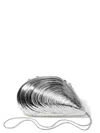 Simkhai Bridget Metal Oyster Shell Clutch Silver One Size In Silver