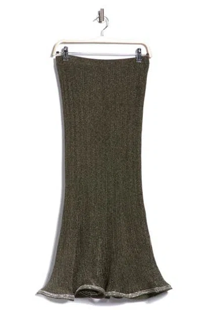 Simkhai Brighton Midi Skirt In Gray