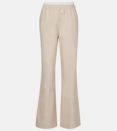 Simkhai Bristol Linen-blend Wide-leg Pants