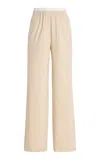 Simkhai Bristol Linen Pants In Brown