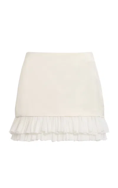 Simkhai Brysa Mini Skirt In White