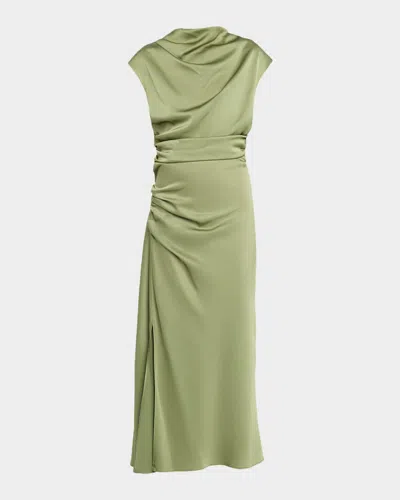 Simkhai Burke Draped Midi Dress