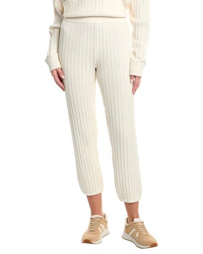 Simkhai Cable Cashmere-blend Jogger Pant In Neutral