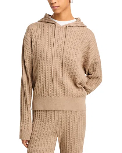 SIMKHAI CABLE KNIT HOODIE
