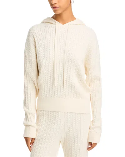 SIMKHAI CABLE KNIT HOODIE