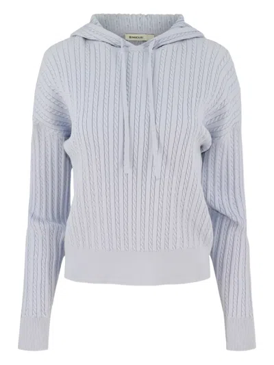Simkhai Cable-knit Sweater In Blue