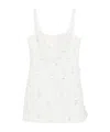 Simkhai Cailinn Linen-cotton Mini Dress In White