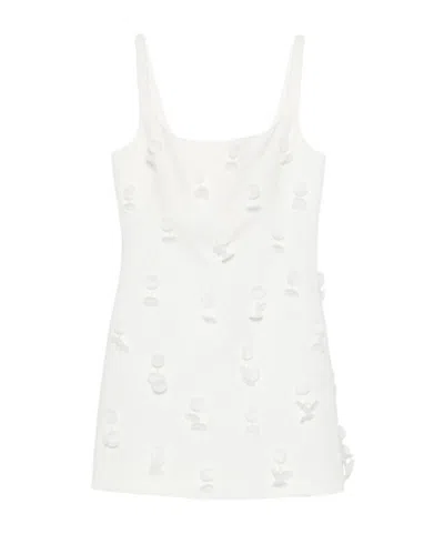 Simkhai Cailinn Linen-cotton Mini Dress In White