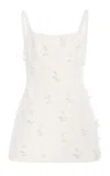 Simkhai Cailinn Linen-cotton Mini Dress In White