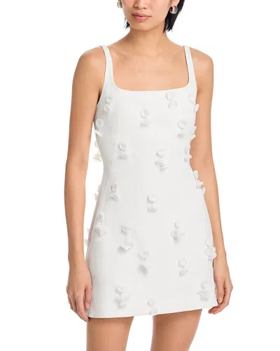 Simkhai Cailinn Linen-cotton Mini Dress In White