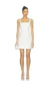 Simkhai Cailinn Linen-cotton Mini Dress In Neutral