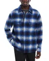 Simkhai Caleb Plaid Shirt Jacket In Charcoal Granite Plaid